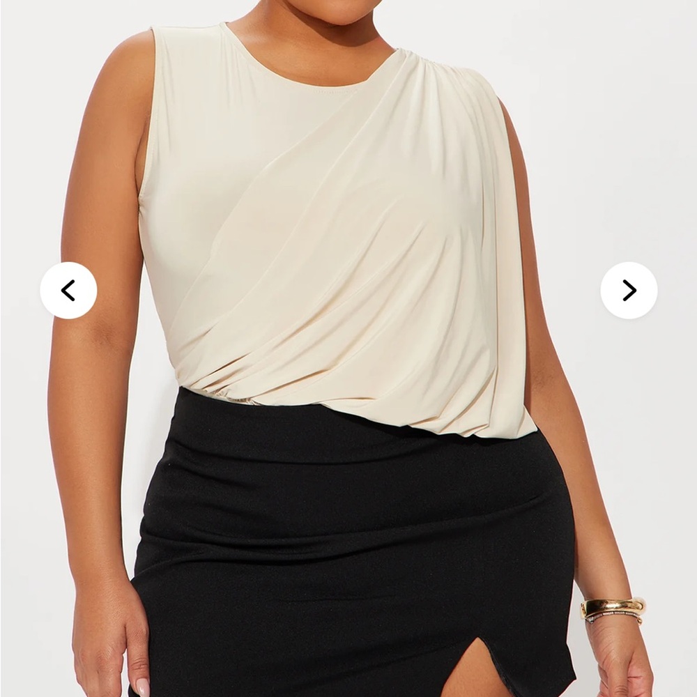 Willa Ruched Sleeveless bodysuit
